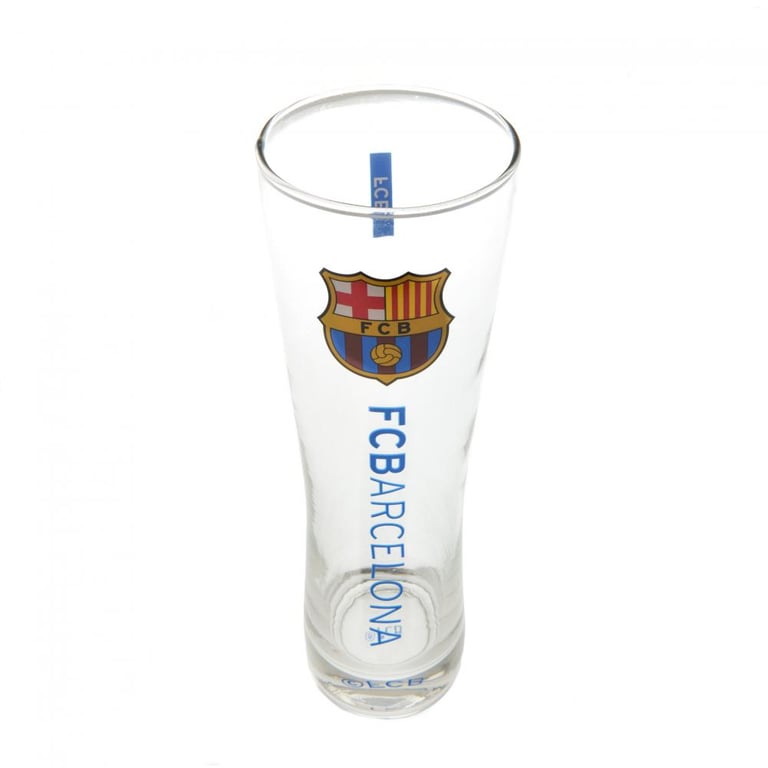 FC Barcelona Tall Pilsner Glass - Official Club Crest Design