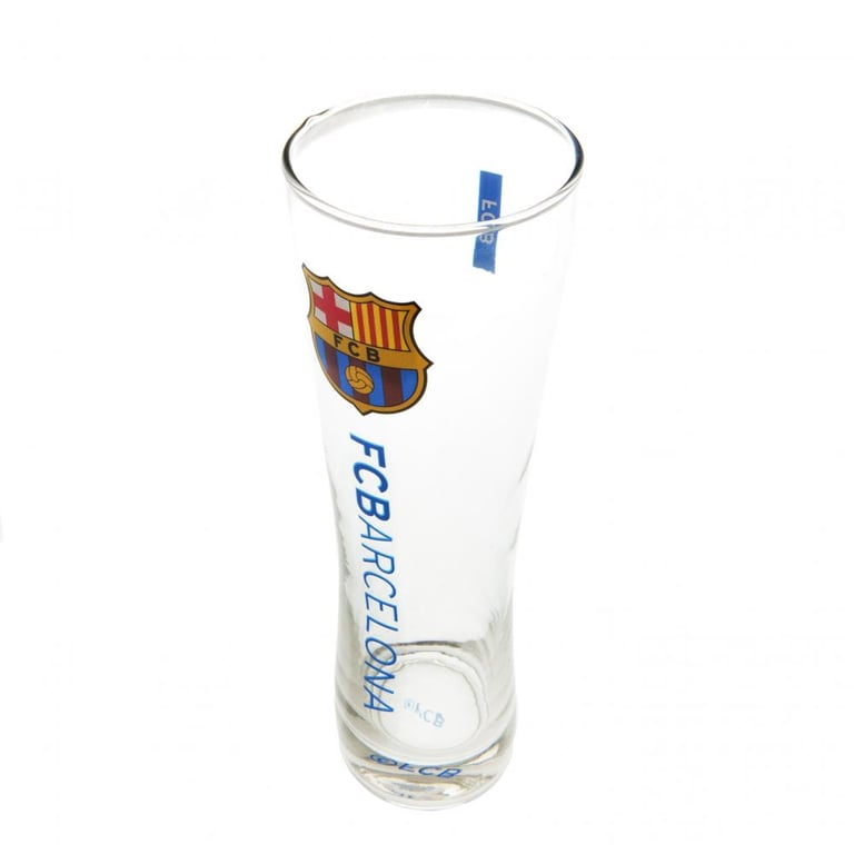 FC Barcelona Tall Pilsner Glass - Official Club Crest Design