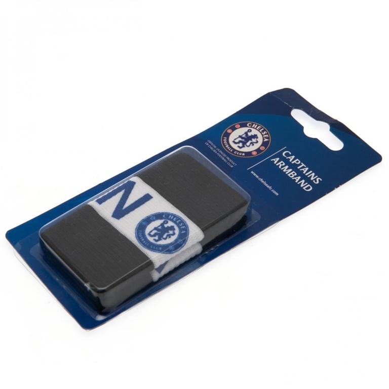 Chelsea FC Captains Armband - Official Team Crest Design, Elasticated One Size Fits All