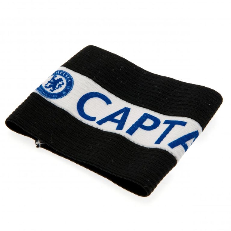 Chelsea FC Captains Armband - Official Team Crest Design, Elasticated One Size Fits All