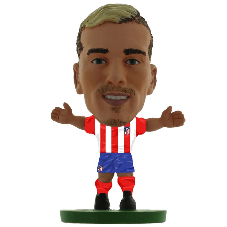 Atletico Madrid FC SoccerStarz Griezmann Collectible Figure - 5cm Tall with Classic Home Kit