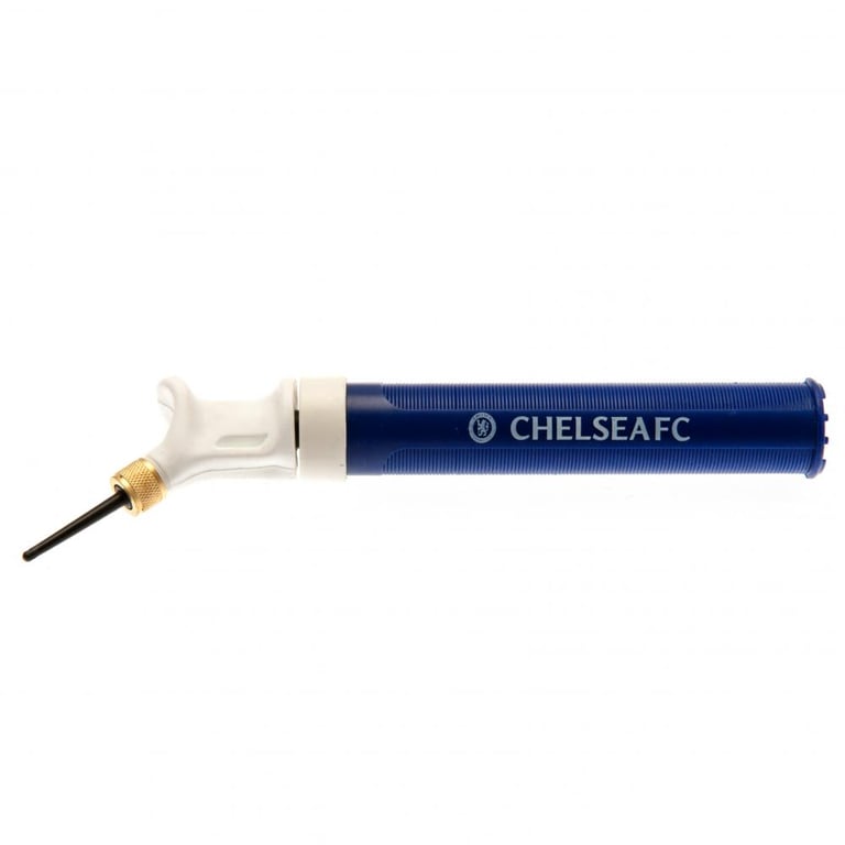 Chelsea FC Dual Action Hand Pump - Mini Portable Inflator with Needle for Soccer Balls