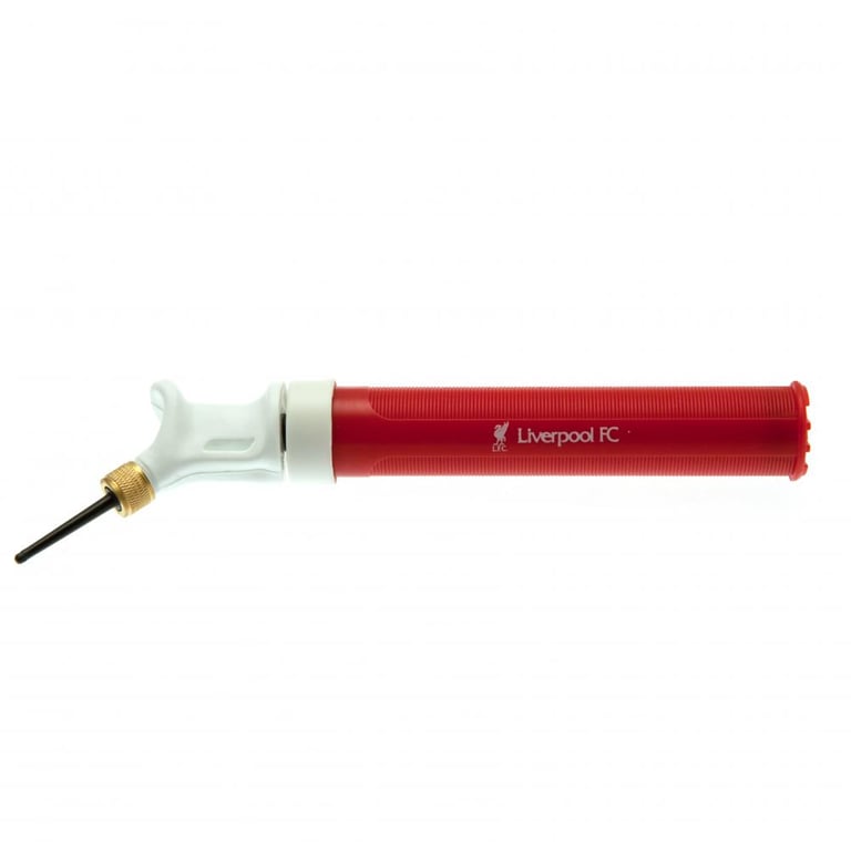 Liverpool FC Dual Action Mini Football Pump with Needle - Portable & Easy Inflation