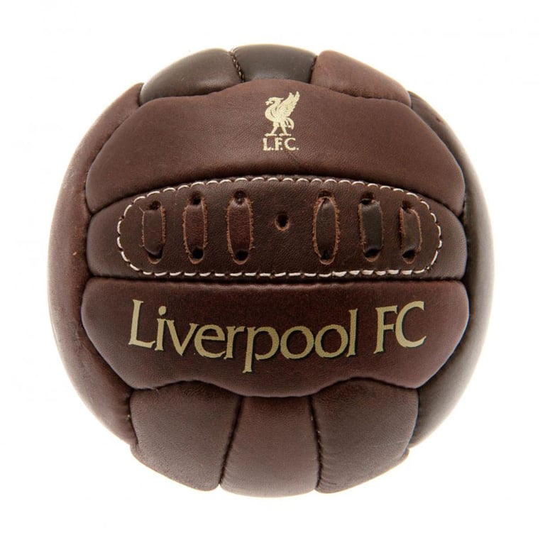 Liverpool FC Retro Heritage Mini Leather Soccer Ball