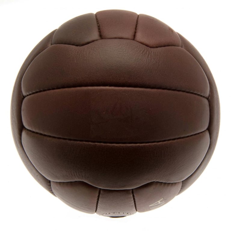 Genuine Leather FC Barcelona Retro Heritage Football - 18 Panel Crest Ball