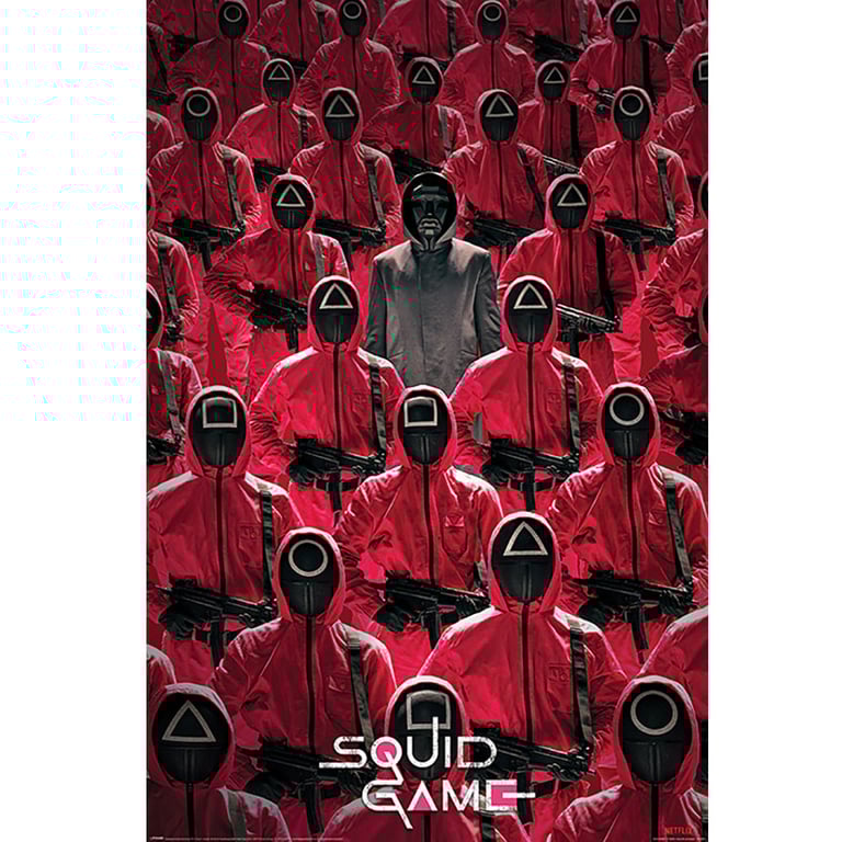 Squid Game 171 Crowd Poster - High Resolution Artwork on Gloss Paper