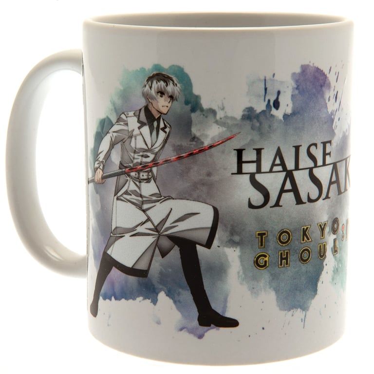Tokyo Ghoul RE Ceramic Coffee Mug Featuring Haise Sasaki Manga Art