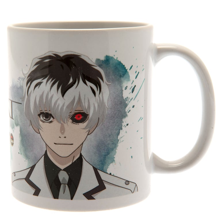 Tokyo Ghoul RE Ceramic Coffee Mug Featuring Haise Sasaki Manga Art