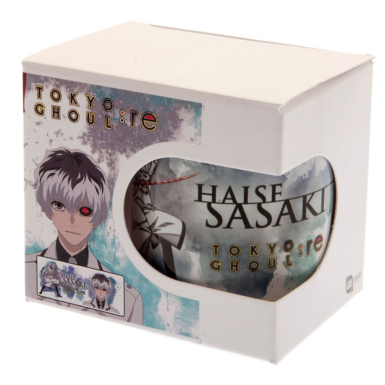 Tokyo Ghoul RE Ceramic Coffee Mug Featuring Haise Sasaki Manga Art
