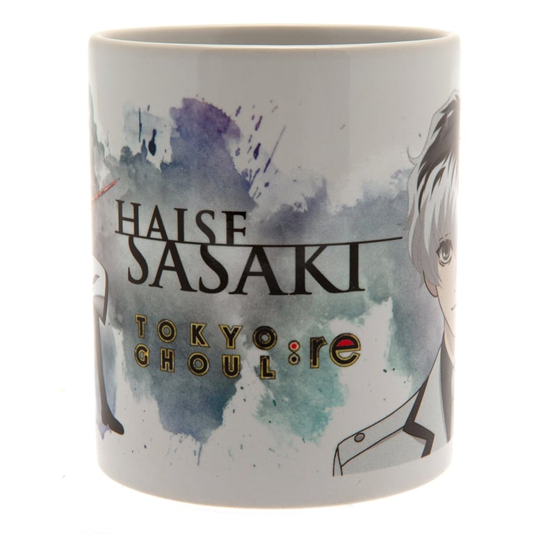 Tokyo Ghoul RE Ceramic Coffee Mug Featuring Haise Sasaki Manga Art