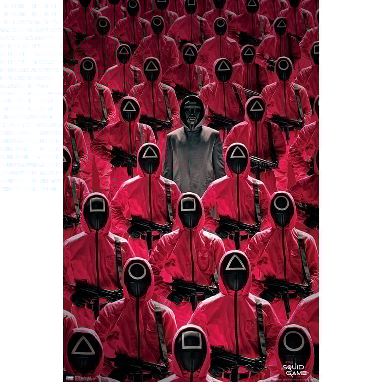 Squid Game Key Art 63 - High Resolution Rolled Poster on Gloss Paper