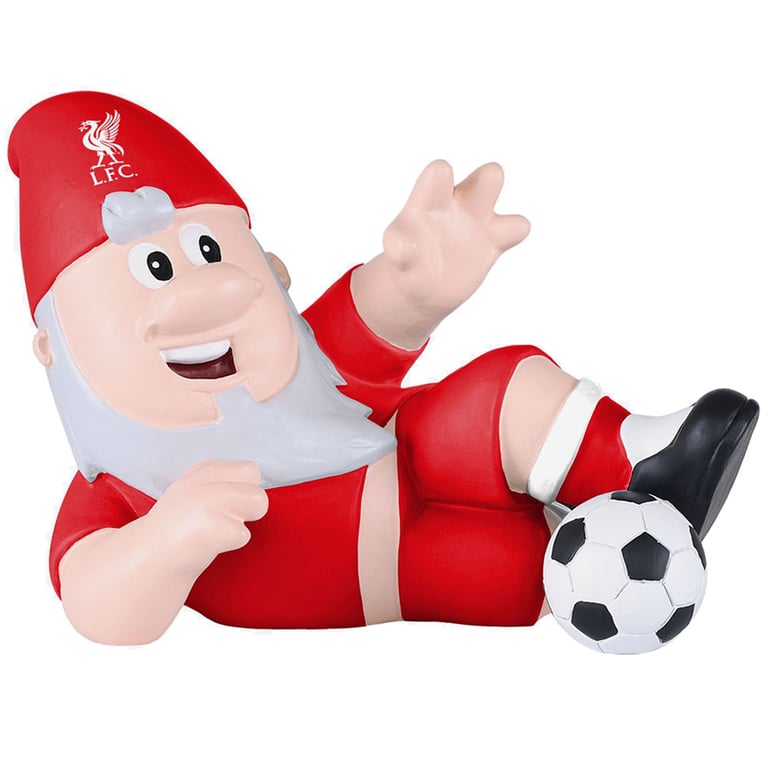 Liverpool FC Sliding Tackle Garden Gnome - Classic Home Kit Design