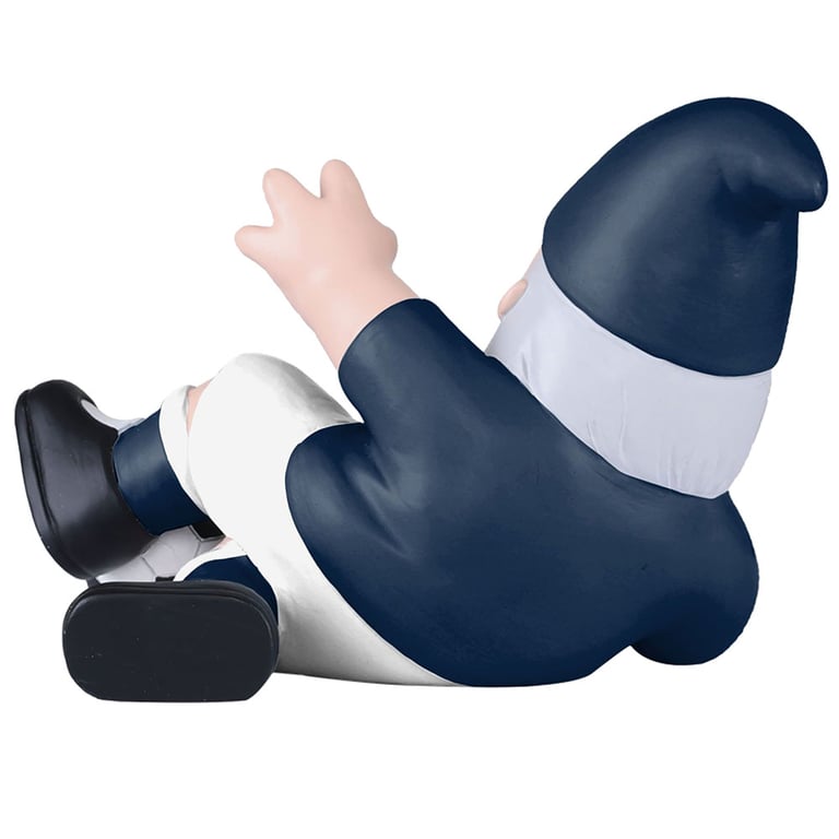 Scottish FA Sliding Tackle Gnome - Dynamic Garden Decoration in Classic Football Kit Colours