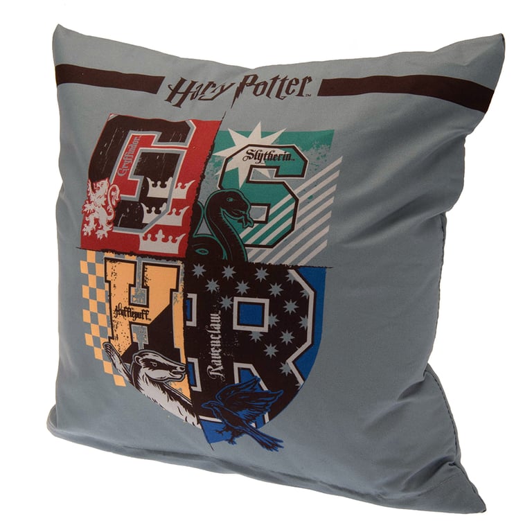 Harry Potter House Crest Polyester Cushion - Spot Clean Design
