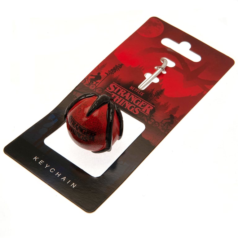 Stranger Things Mind Flayer 3D Polyresin Keychain with Chain and Carabiner Clip