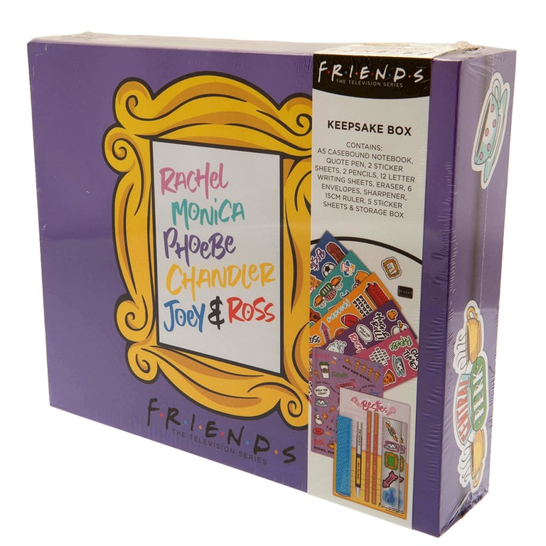 Friends Keepsake Gift Box - Stationery Set with Quote Pen and Notebooks