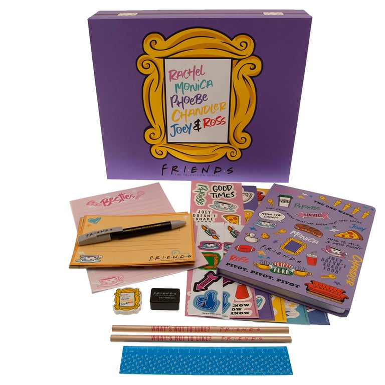 Friends Keepsake Gift Box - Stationery Set with Quote Pen and Notebooks
