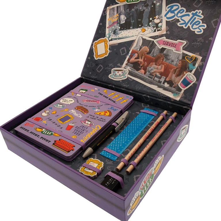 Friends Keepsake Gift Box - Stationery Set with Quote Pen and Notebooks