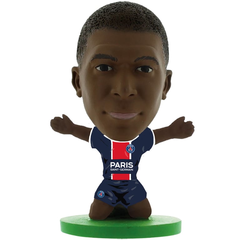 Kylian Mbappe PSG Soccerstarz Collectible Figure - 5cm Tall Classic Home Kit Edition