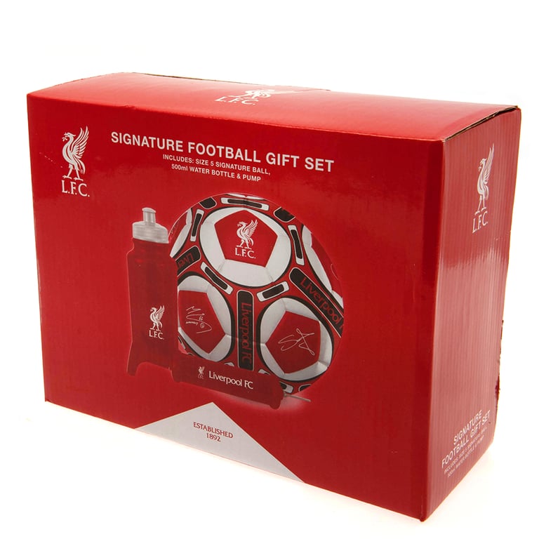 Liverpool FC Signature Signed Training Equipment Gift Set
