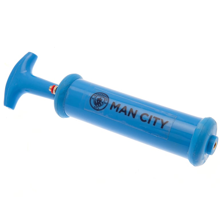 Manchester City FC Signed Training Equipment Gift Set - Includes Football, Water Bottle & Mini Hand Pump