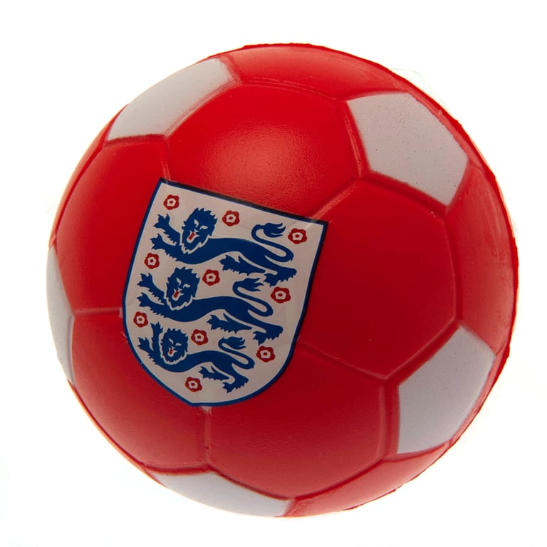 England FA Stress Ball - Official England Crest Printed PU Foam Football Design Stress Relief Ball