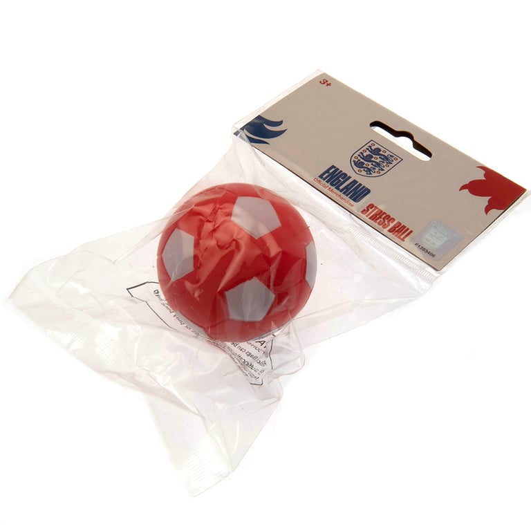 England FA Stress Ball - Official England Crest Printed PU Foam Football Design Stress Relief Ball