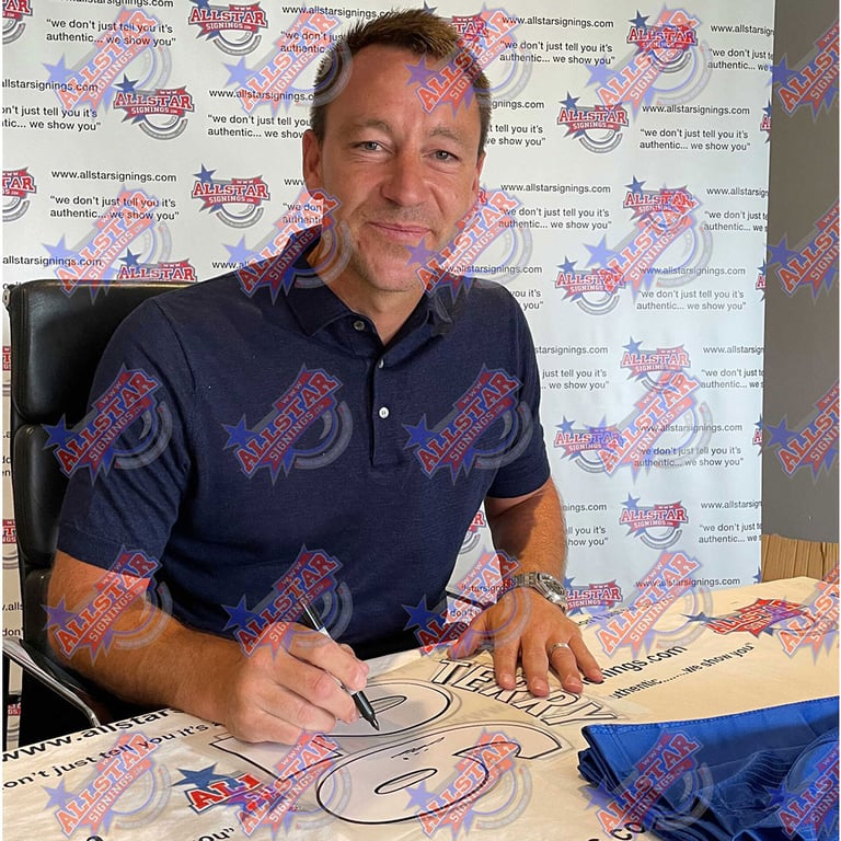 John Terry Signed Chelsea FC 2000 Replica Shirt