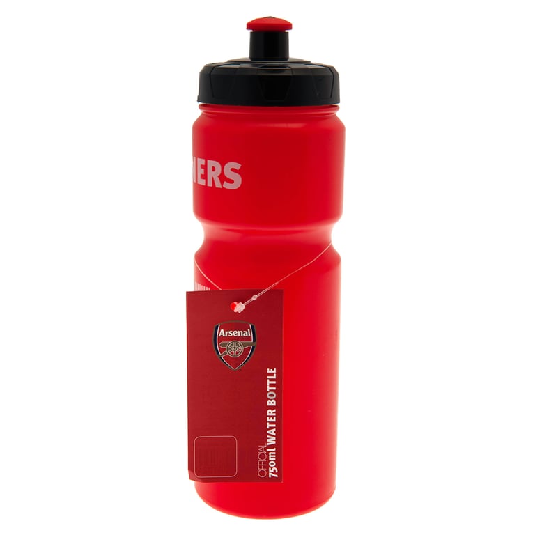 Arsenal FC Lightweight Drinks Bottle with Screw Top Lid and Push-Pull Spout