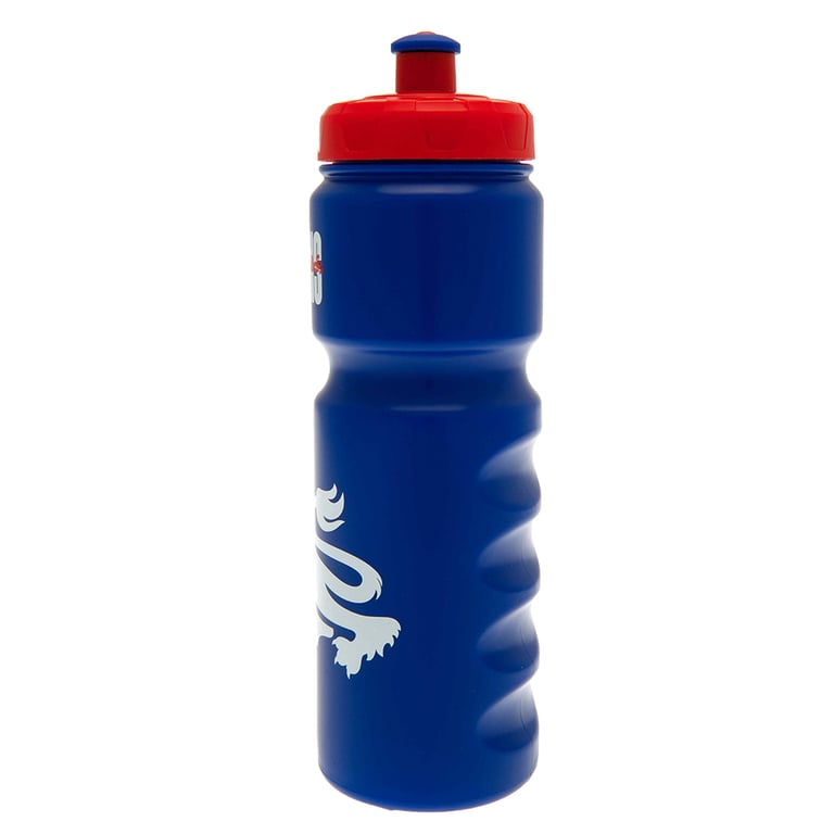 England FA Lightweight Plastic Drinks Bottle with Lion Crest Design and Easy Grip Screw Top Lid