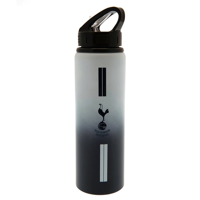 Tottenham Hotspur FC Aluminium Drinks Bottle with Navy Stripe Design and Canteen Quench Cap