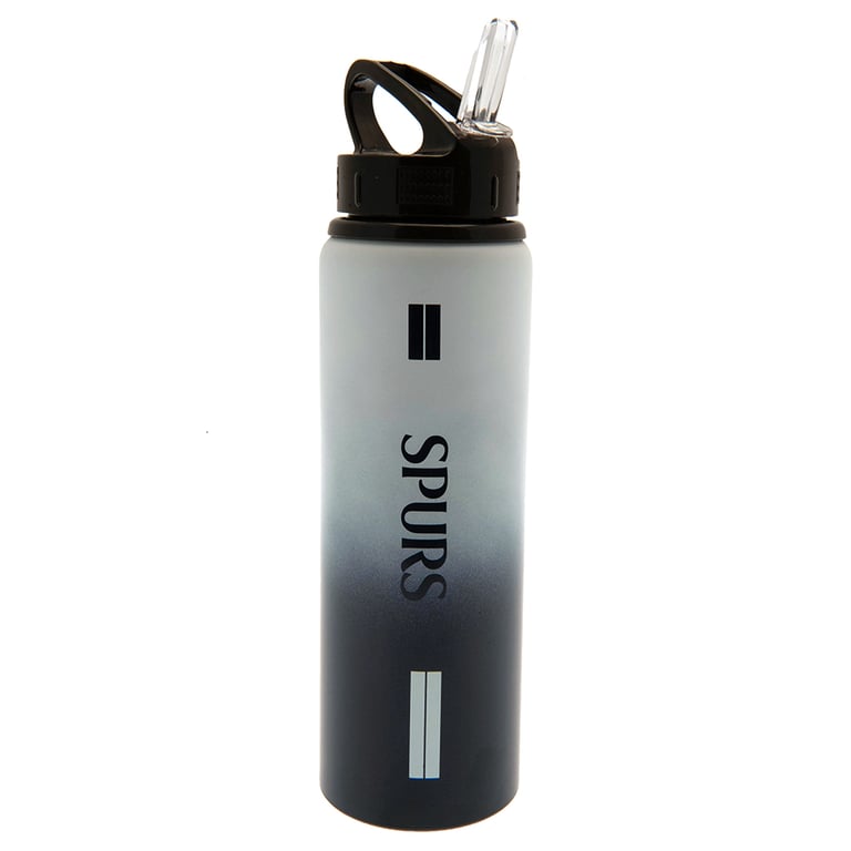 Tottenham Hotspur FC Aluminium Drinks Bottle with Navy Stripe Design and Canteen Quench Cap