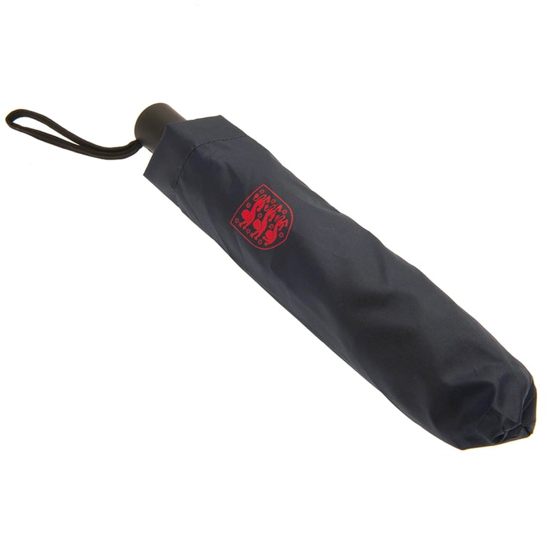 England FA Umbrella - High Quality Screen Print Crest with Automatic Opening Button and Protective Sleeve