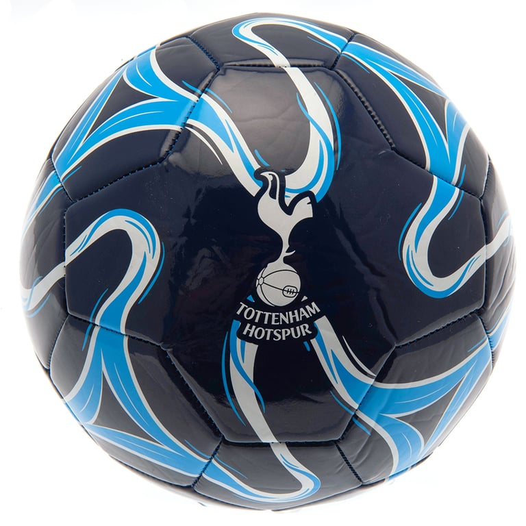 Tottenham Hotspur FC 26-Panel Navy Cosmos Colour Football - Official Spurs Crest Ball