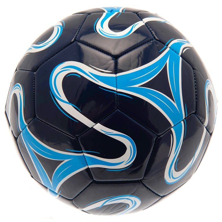 Tottenham Hotspur FC 26-Panel Navy Cosmos Colour Football - Official Spurs Crest Ball