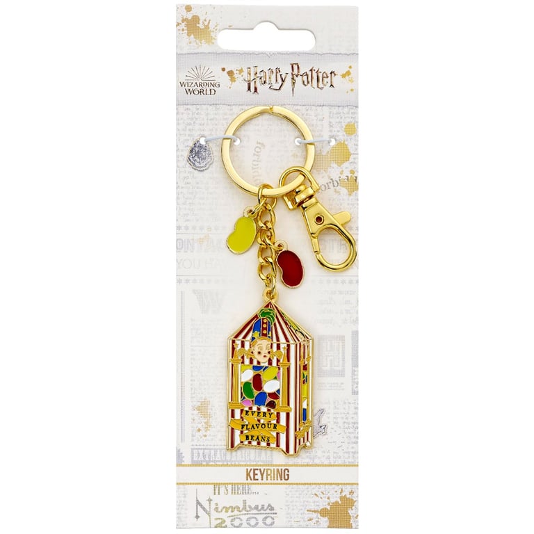 Harry Potter Every Flavour Bean Metal Die Stamped Keyring Charm