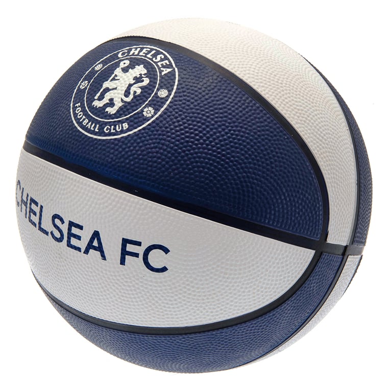 Chelsea FC Textured Rubber Basketball - Official Club Crest Design