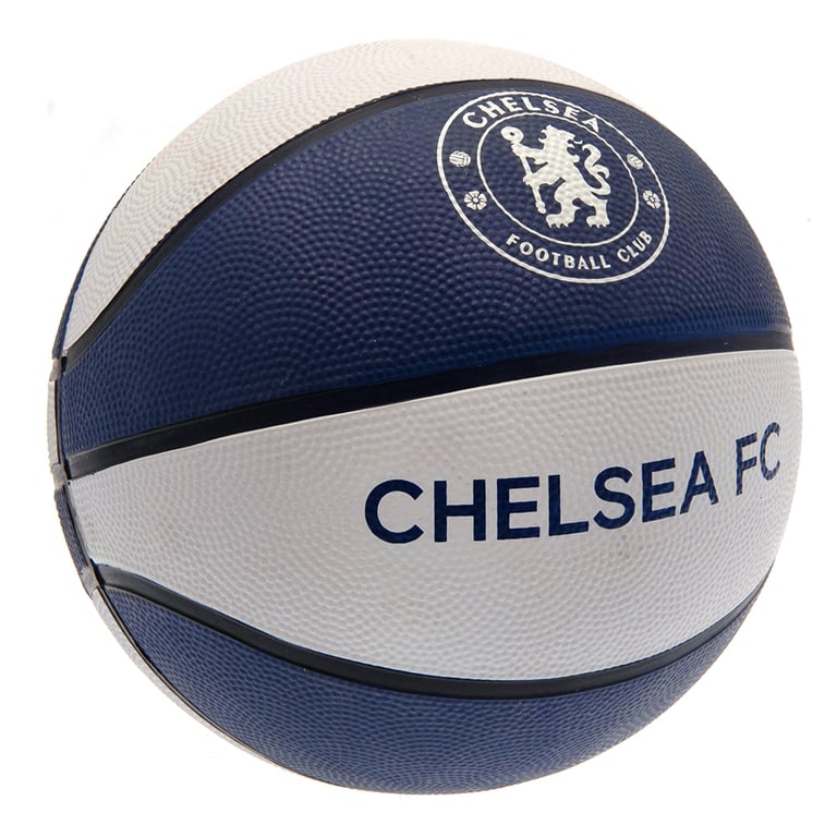 Chelsea FC Textured Rubber Basketball - Official Club Crest Design