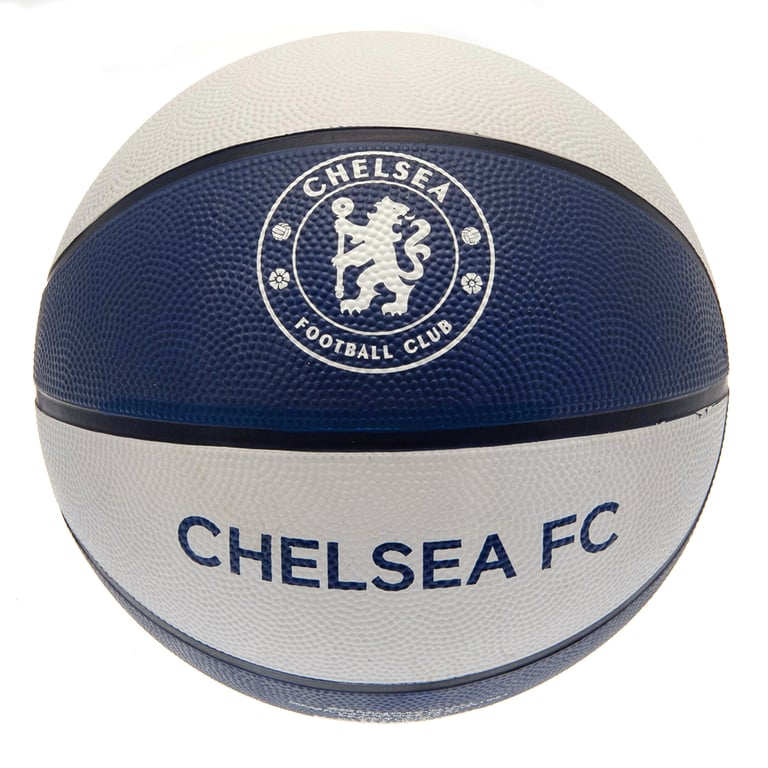 Chelsea FC Textured Rubber Basketball - Official Club Crest Design