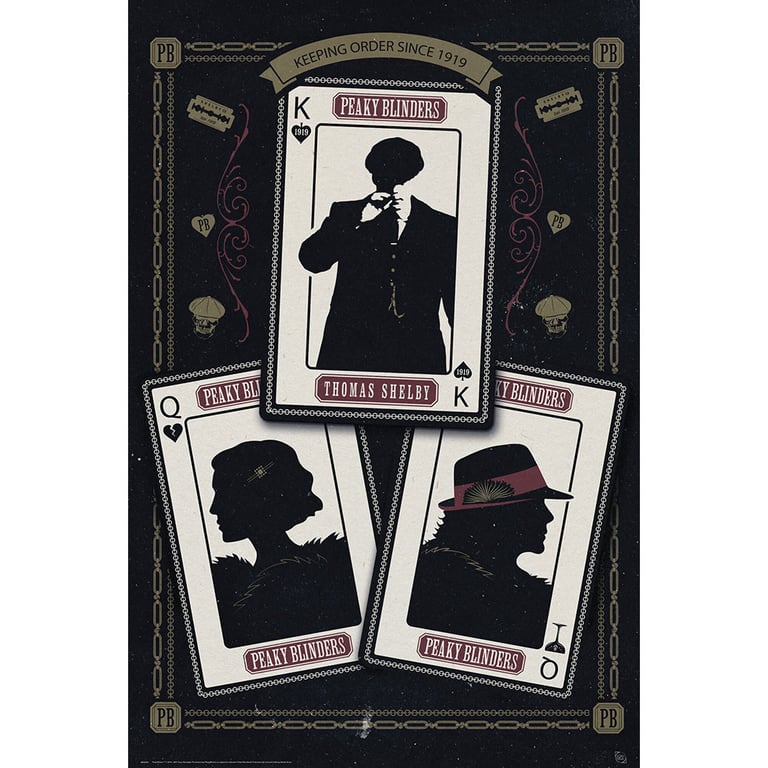 Peaky Blinders Maxi Poster Card - High Resolution Artwork, 150gsm Gloss Paper