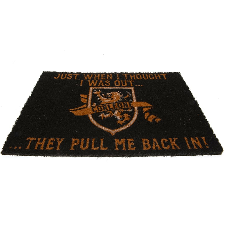 The Godfather Coir Doormat - Durable Outdoor and Indoor Mat with Corleone Family Crest
