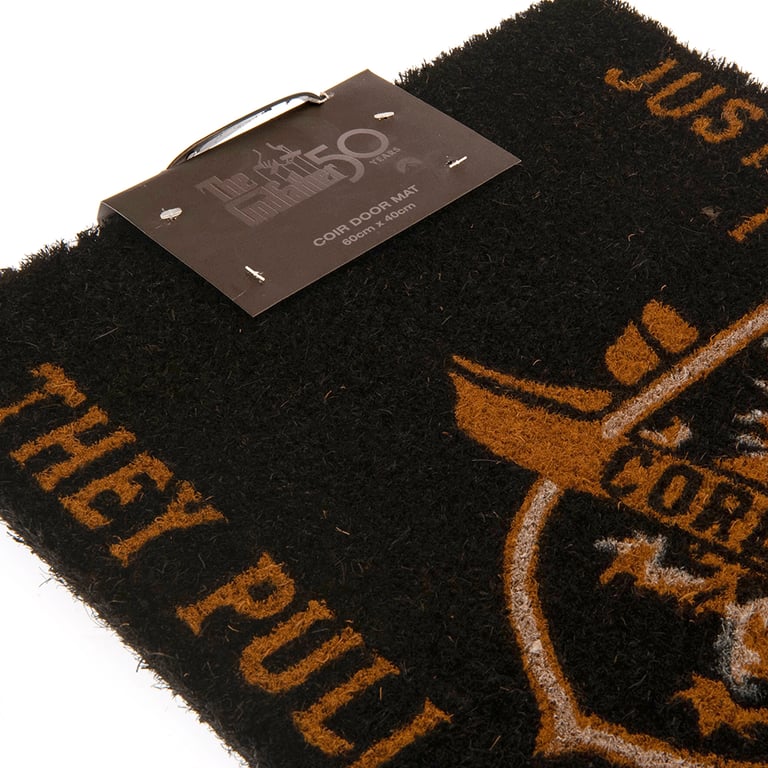 The Godfather Coir Doormat - Durable Outdoor and Indoor Mat with Corleone Family Crest