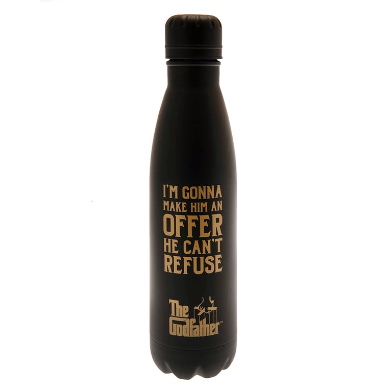 The Godfather 24 Hour Stainless Steel Thermal Flask with Corleone Family Crest