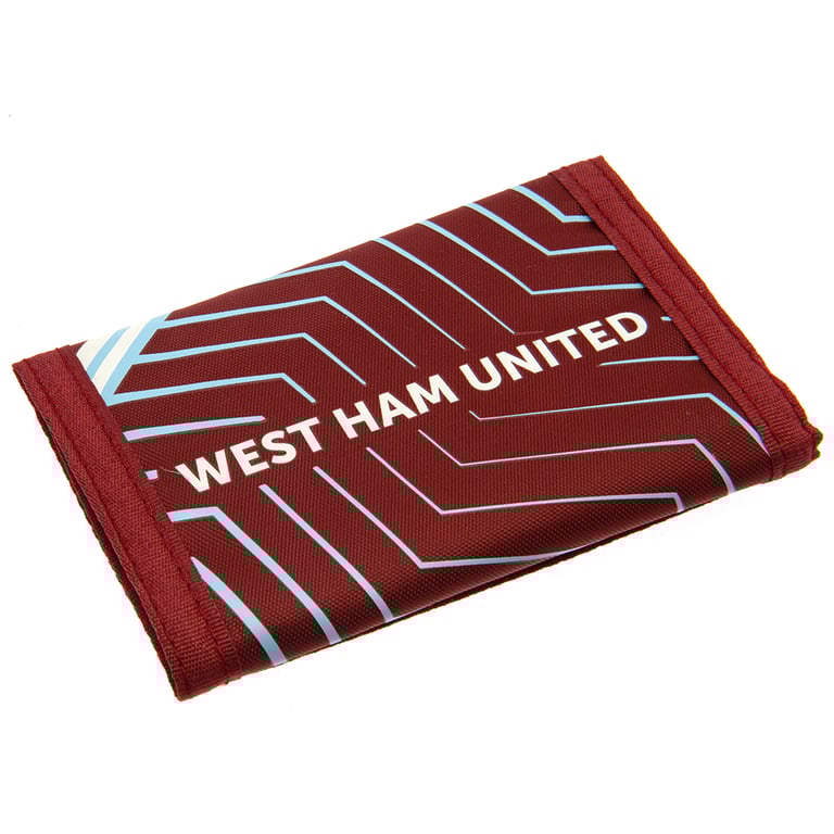 West Ham United FC Flash Wallet - Zipped Pocket and Multiple Compartments for Men