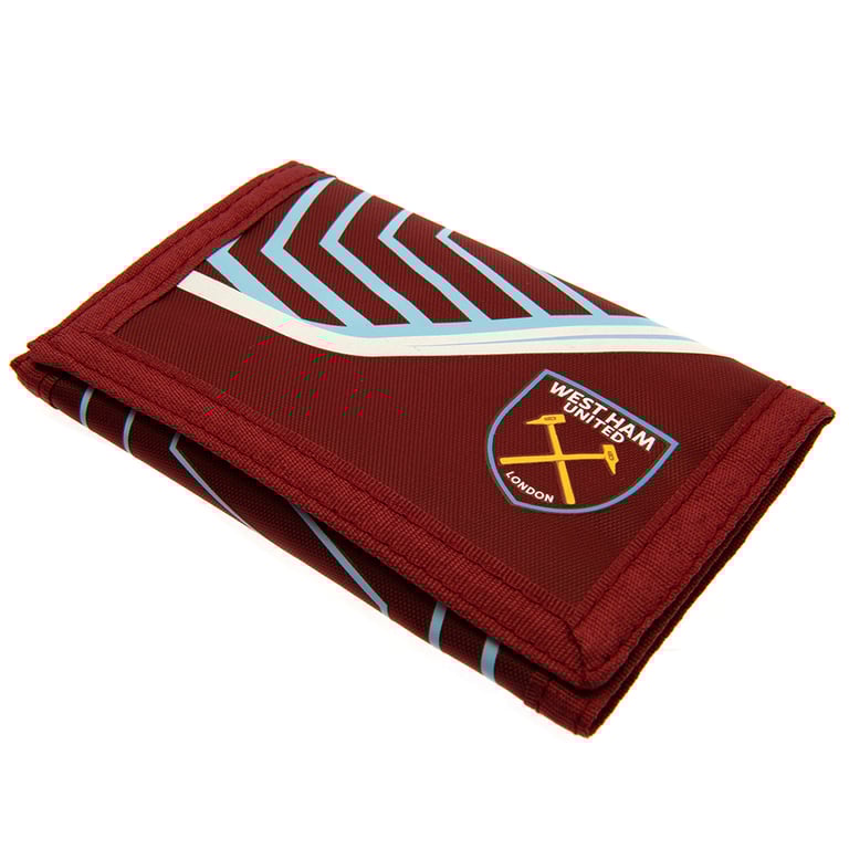 West Ham United FC Flash Wallet - Zipped Pocket and Multiple Compartments for Men