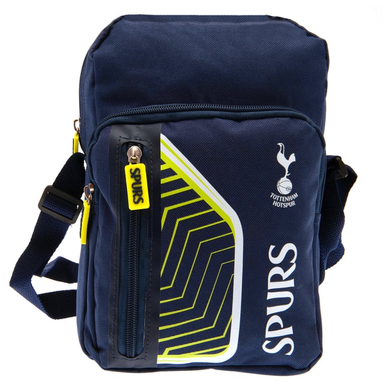 Tottenham Hotspur FC Flash Design Shoulder Bag with Adjustable Strap and Pockets