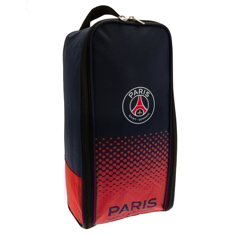 Paris Saint Germain FC Fade Boot Bag - Large Zipped Wipe Clean Polyester Case