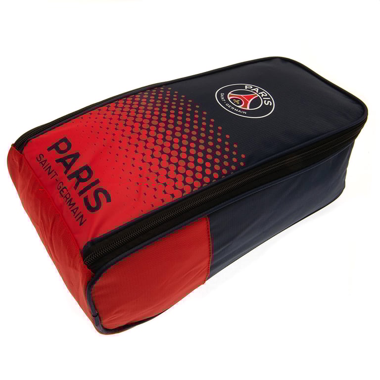 Paris Saint Germain FC Fade Boot Bag - Large Zipped Wipe Clean Polyester Case