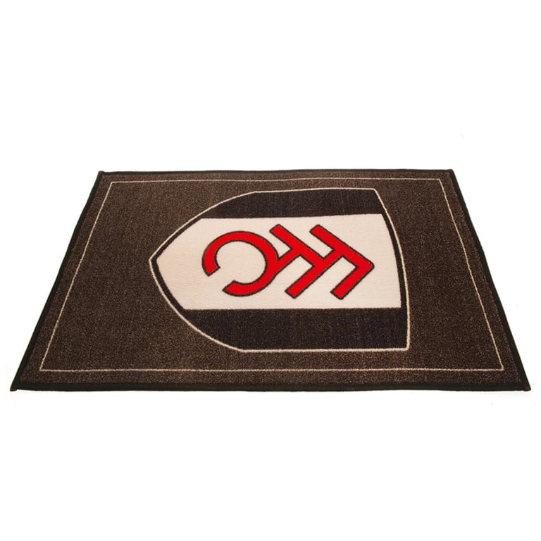 Fulham FC Polyamide Rug with Central Club Crest and Non-Slip Backing