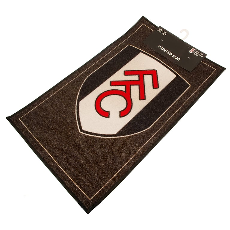 Fulham FC Polyamide Rug with Central Club Crest and Non-Slip Backing
